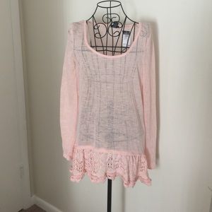 Rue 21 pink summer sweater