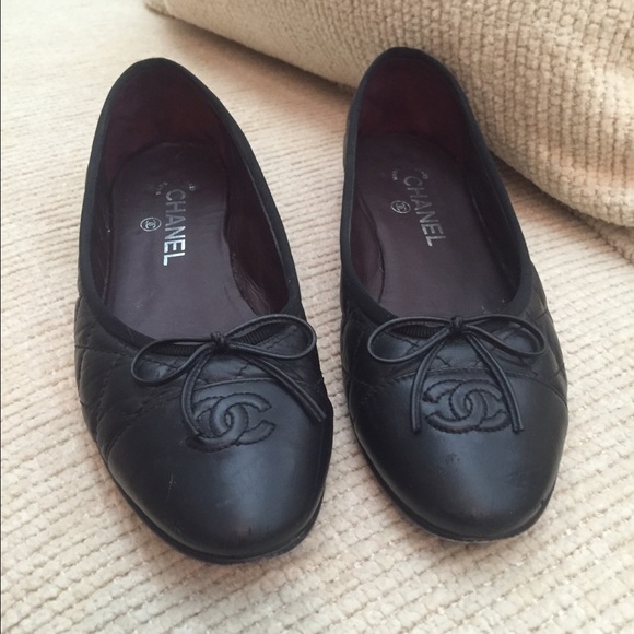 CHANEL ballerina flats 39.5 - Picture 2 of 4