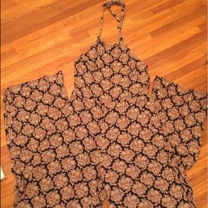 ☀️SUN SALE☀️PAISLEY HALTER JUMPSUIT NWOT