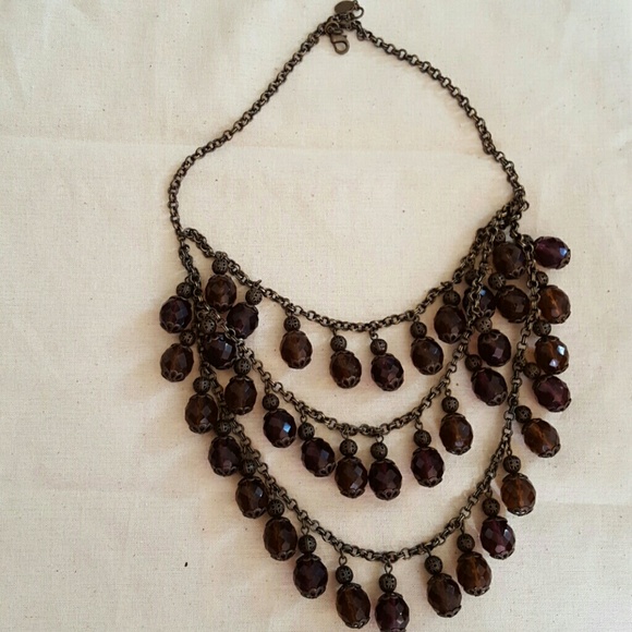 Crystal necklace vintage