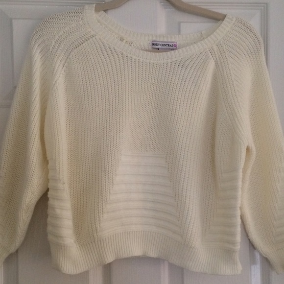 NWT Body Central Cropped Sweater size XL - Picture 2 of 3