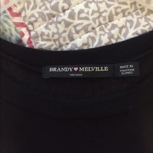 BRANDY BARELY WORN BLACK TSHIRT DRESS