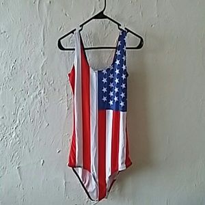 Brand New/Never Worn American Flag One Piece