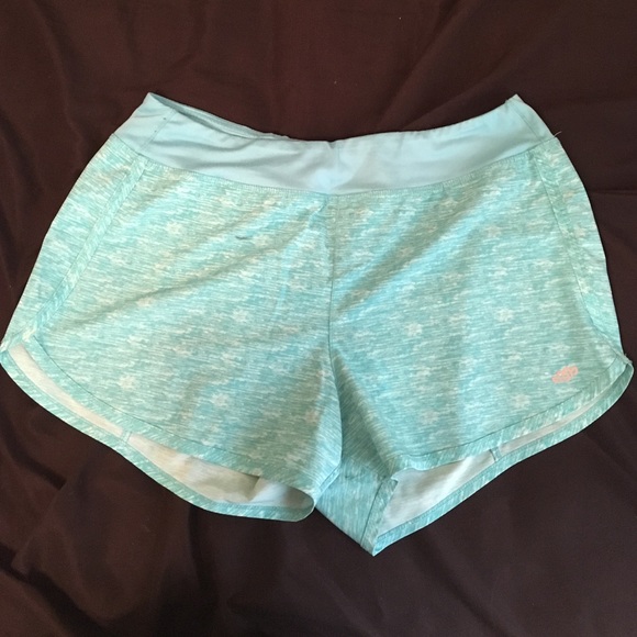 Teal Workout Shorts