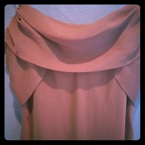 Purple floor length dress