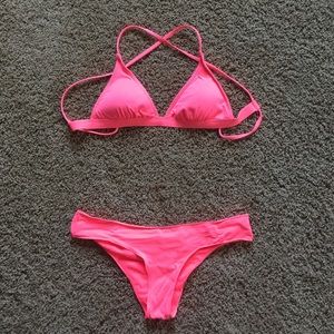 Hot pink Ripcurl Bikini