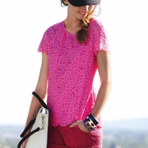 J.Crew Raindrop Lace Top