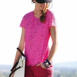 J.Crew Raindrop Lace Top