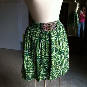 Anthropologie Vanessa Virginia printed skirt