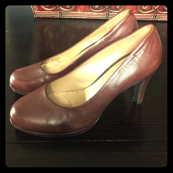Brown Leather Heels