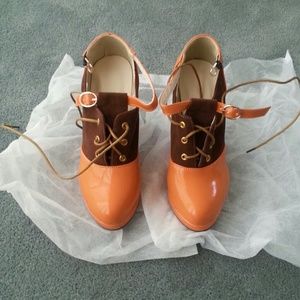 Oxford style heels