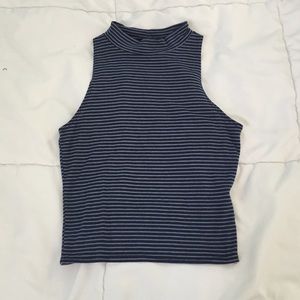 Hollister mock neck crop top