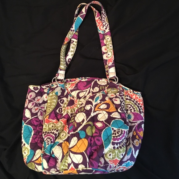 Vera Bradley Glenna Shoulder Bag in Plum Crazy