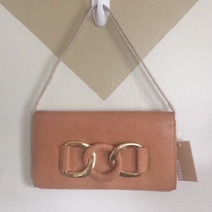 Tan Clutch