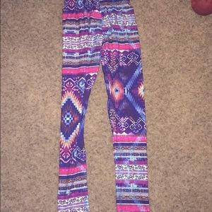 Tribal Print Super soft/suede Leggings.