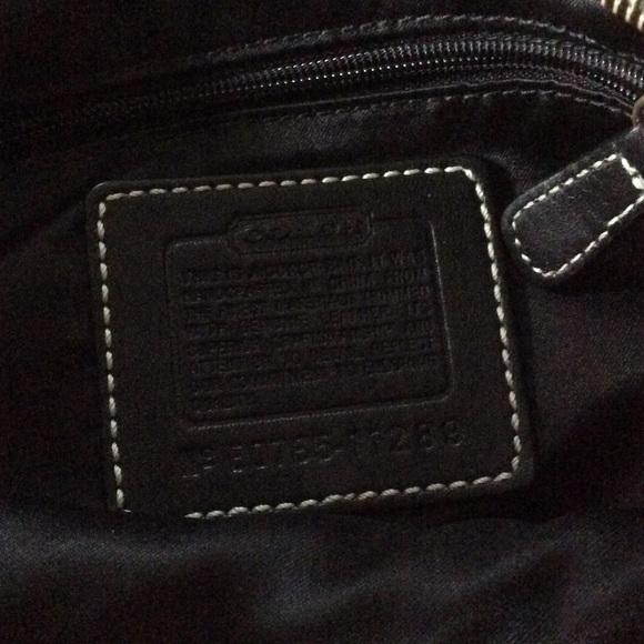 AUTHENTIC Black Coach Purse - Picture 3 of 3