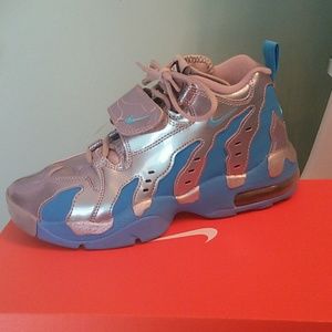 Silver and Blue NIKE Sneakers