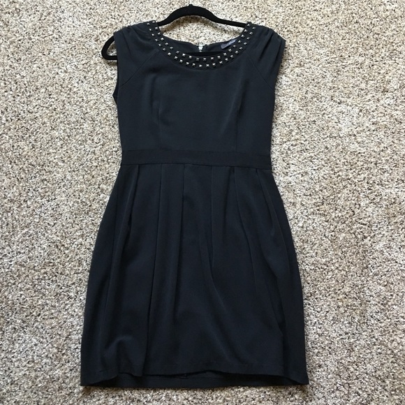 Studded Cap Sleeve Dress
