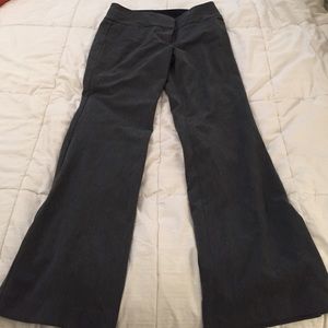 Grey Express Editor Pants. 4R. Wide waist band .