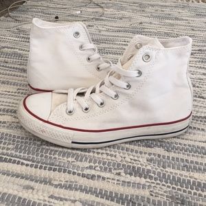 White High Top Converse