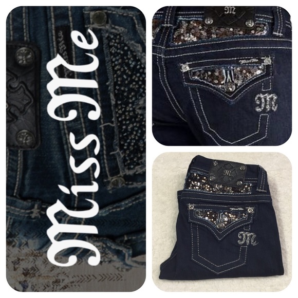 Miss Me Easy Boot Dark Denim Jeans - Picture 4 of 6