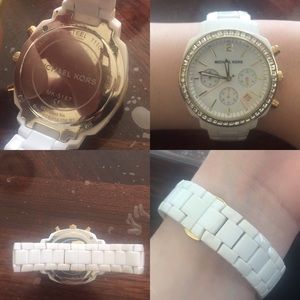 MICHEAL KORS WHITE WATCH
