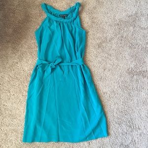 Banana Republic Silk Teal Dress