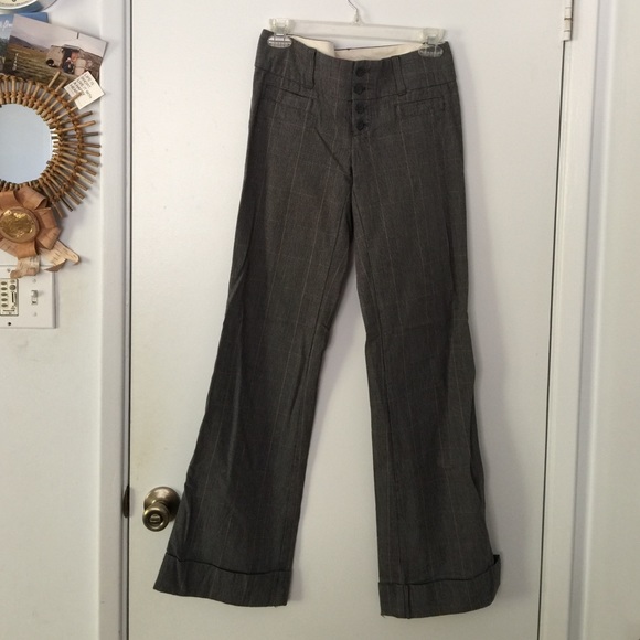 American Eagle Grey Flare Slacks