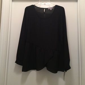 Peplum blouse never worn
