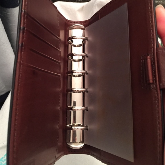 Leather Coach address book/planner - Picture 3 of 4
