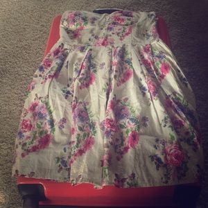 Strapless sundress