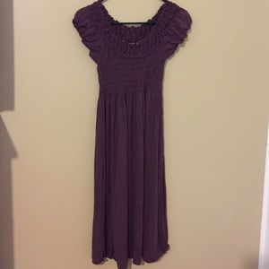 Max Studio Purple short sleeve dress