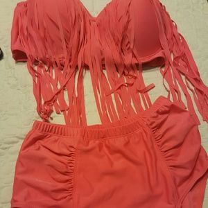 Fringe swinsuit
