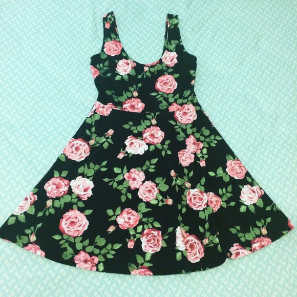 Floral Fit and Flare Dress from Forever21.