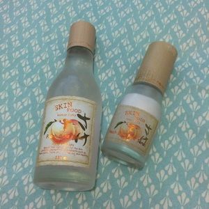SkinFood Peach Sake Pore Serum And Toner (SOLD)