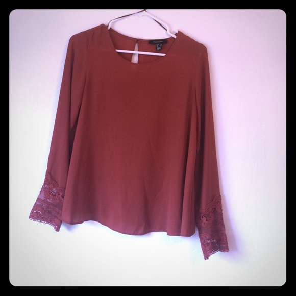 Atmosphere brand burnt orange color blouse. Size 4