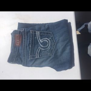 BKE jeans and faded glory shorts