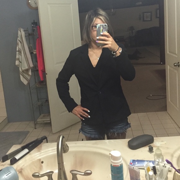 Express black stretchy blazer