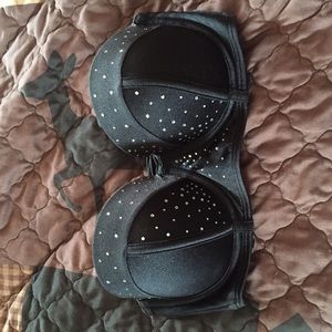 Bedazzled Victoria's Secret bandeau bikini top