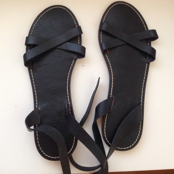 Madewell black sandals