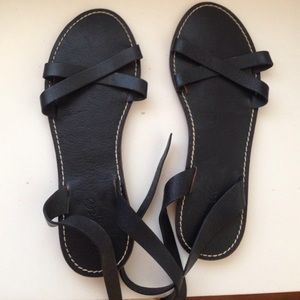 Madewell black sandals