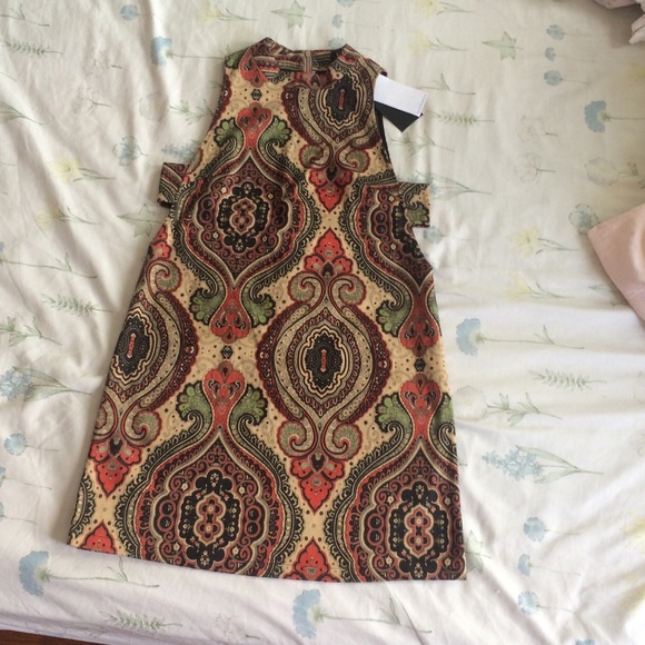 Textured mini dress