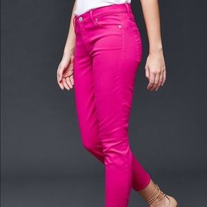 Gap Premium Super Skinny Crop Jean in Pink