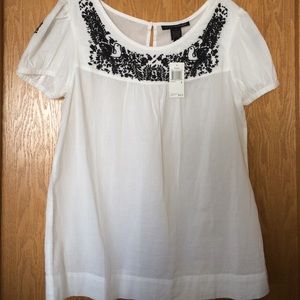 Grace elements peasant style 100% cotton blouse
