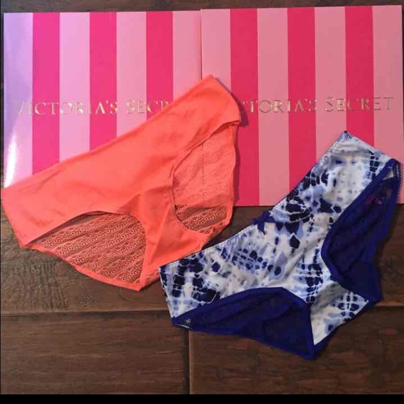 2 PAIR VS LOW RISE HIPHUGGER PANTIES SMALL