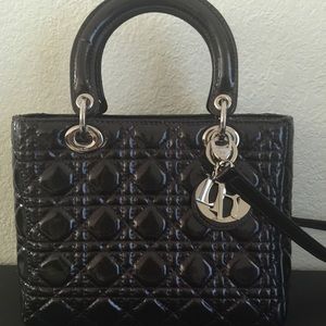 Christian Dior lady medium leather strap