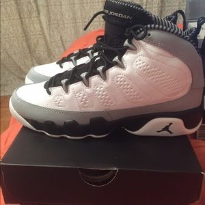 Jordan 9s, IX Barons - grade school size 5