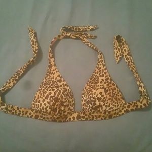 Victoria's Secret leopard print bikini top
