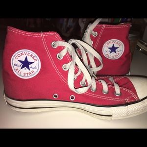 Women's red converse