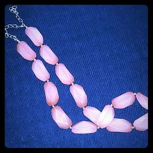 Peach necklace